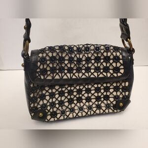 Talbot Black and Cream Women's Bag